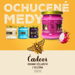 🍯 Ochutnej med, jaký jste ještě neměli! Naše ochucené medy spojují poctivý med s lyofilizovaným ovocem nebo kořením....